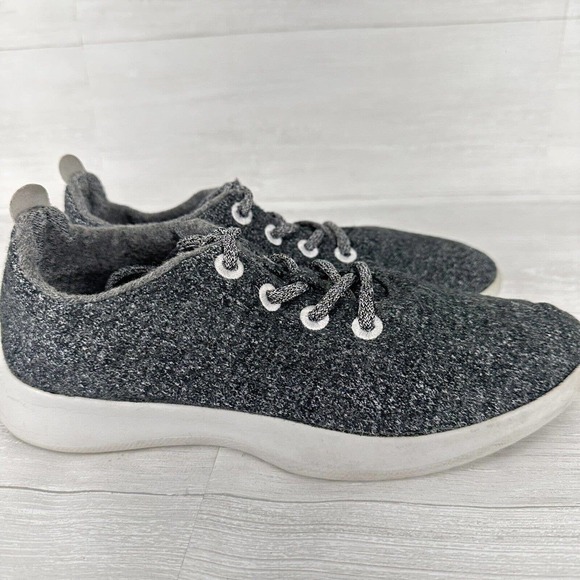 Allbirds Women WR Wool Runner Sneakers Size 10 Grey Merino Travel Shoe Comfort - Picture 6 of 12